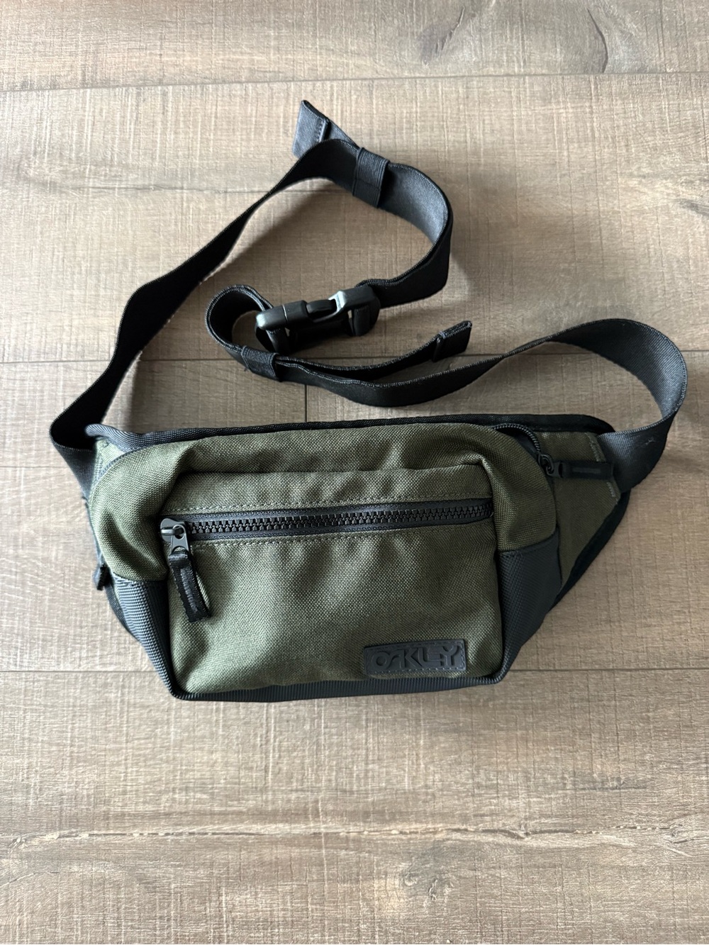 Oakley Olive Green and Black Waist Bag